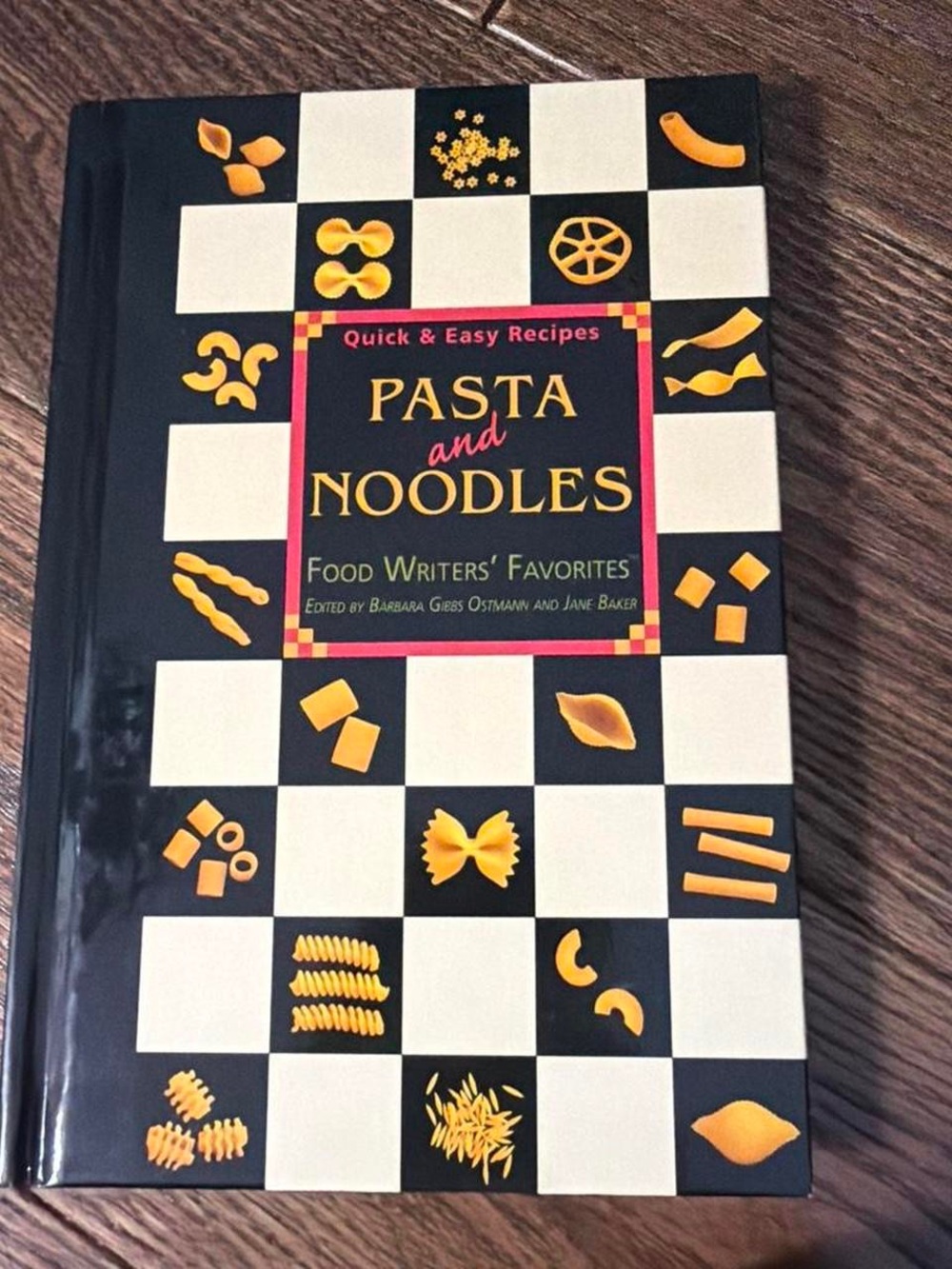 Pasta and Noodles Cookbook — Black & Yellow Cover